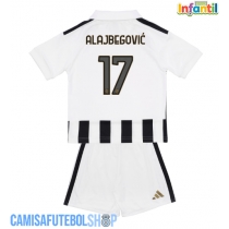 Camisa de time de futebol Juventus Kerim Alajbegovic #17 Replicas 1º Equipamento Infantil 2026-27 Manga Curta (+ Calças curtas)